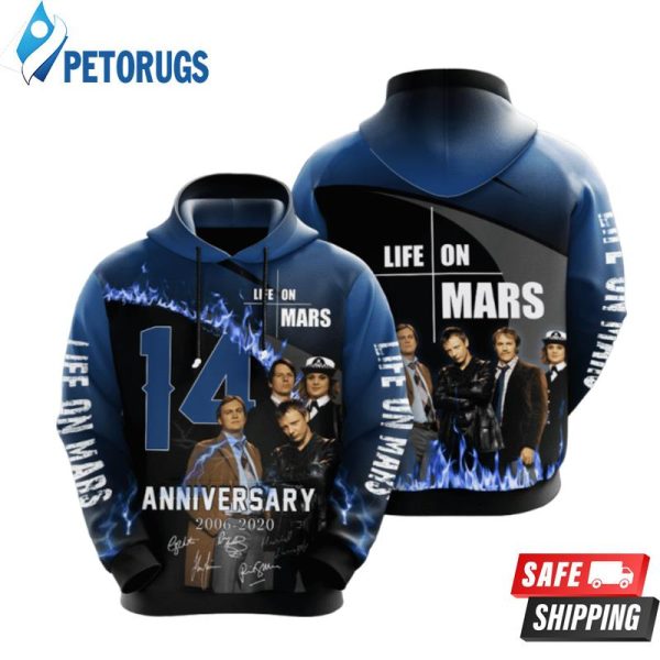 Life On Mars 3D Hoodie