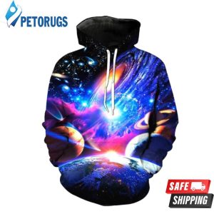 Looking Into The Universe 3D Hoodie