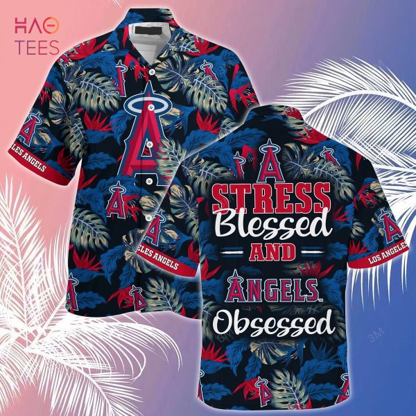 Los Angeles Angels MLB-Summer Hawaiian Shirt And Shorts