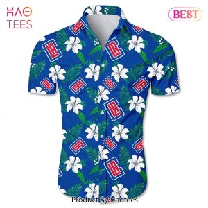 Los Angeles Clippers Hawaiian shirt Tropical Flower summer