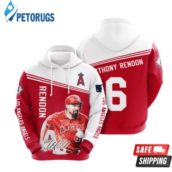 Los Angeles Dodgers Anthony Rendon 3D Hoodie