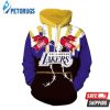 Los Angeles Lakers And Pered Custom Los Angeles Lakers Graphic 3D Hoodie