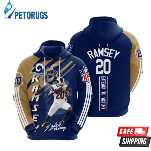 Los Angeles Rams Jalen Ramsey 3D Hoodie