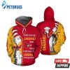 Louisville Cardinals Skull 3D Hoodie