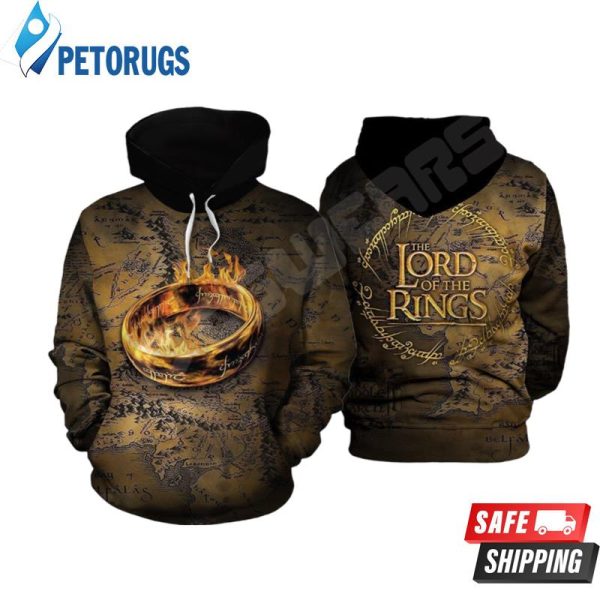 Loword Of The Rings Ring Of Power 3D Hoodie