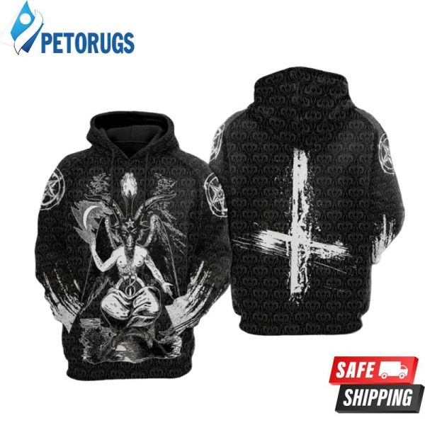 Lucifer Pentagram 3D Hoodie