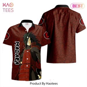 Madara Uchiha Hawaiian Shirts Custom Anime Merch Clothes for Men Women