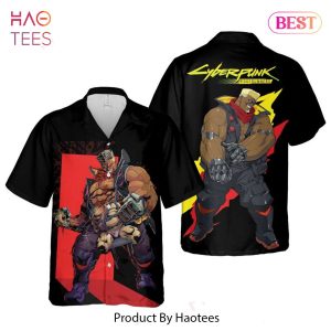 Maine Hawaiian Shirt Cyberpunk Edgerunners Anime Shirt for Men Women