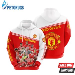 Manchester United 3D Hoodie