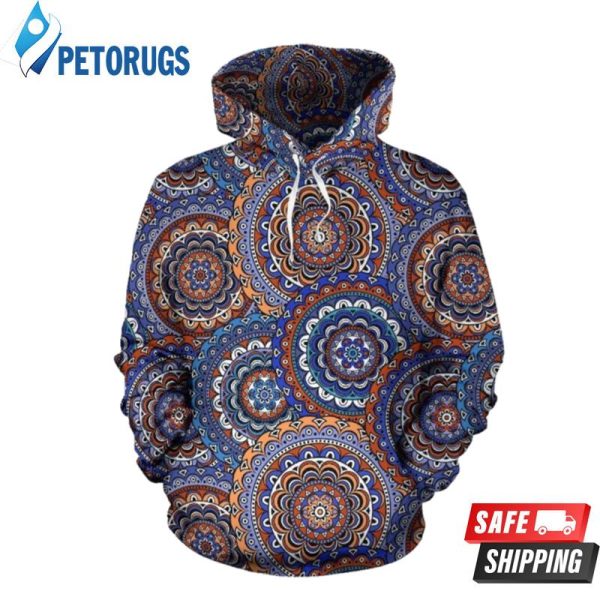 Mandala Boho Chic 3D Hoodie