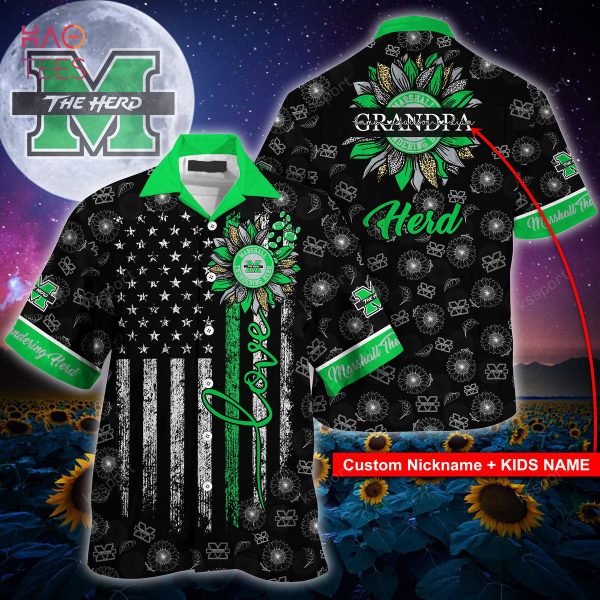 Marshall Thundering Herd Hawaiian Shirt