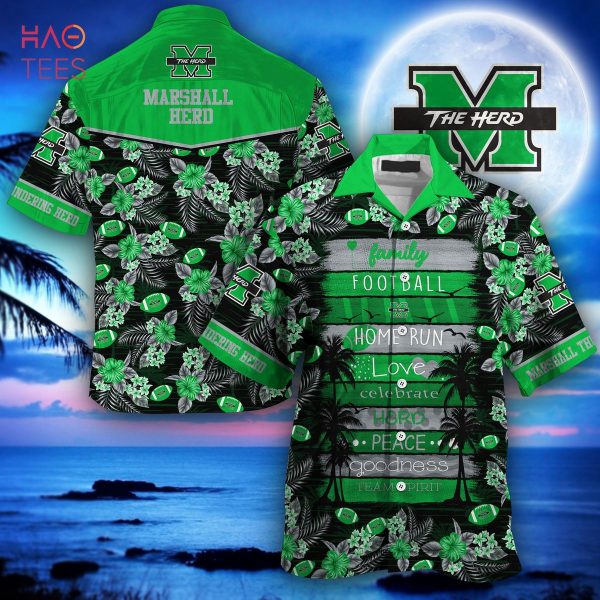 Marshall Thundering Herd Hawaiian Shirt