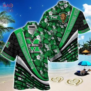 Marshall Thundering Herd Summer Hawaiian Shirt