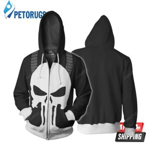 Marvel Comics Frank Castle Punisher Cosplay 3D Hoodie