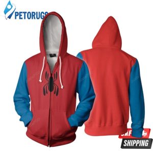 Marvel Comics Homecoming Spider Man Cosplay 3D Hoodie