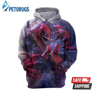 Marvel Deadpool Wade Winston Wilson 3D Hoodie