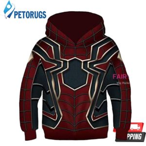 Marvel Hero Spider Man 3D Hoodie