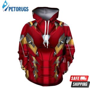 Marvel Iron Man 3D Hoodie