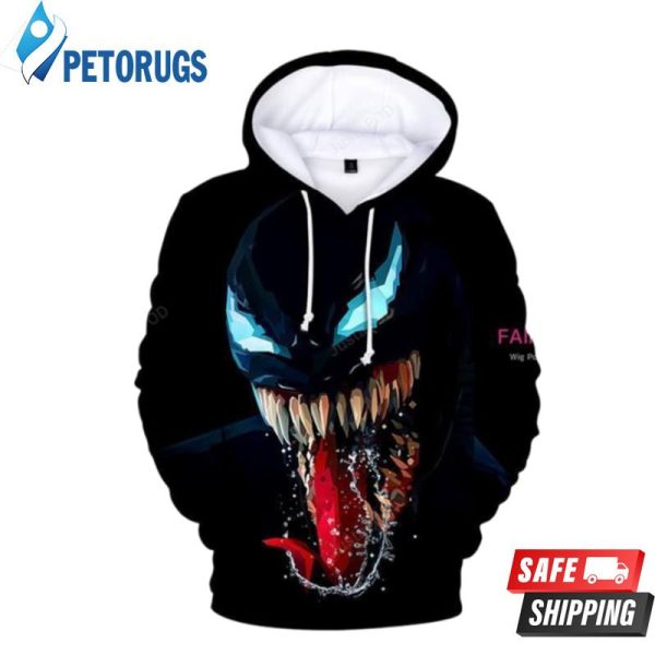 Marvel Venom Black B 3D Hoodie