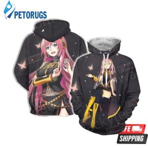 Megurine Luka 3868 3D Hoodie