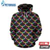 Mermaid Tail Rainbow 3D Hoodie