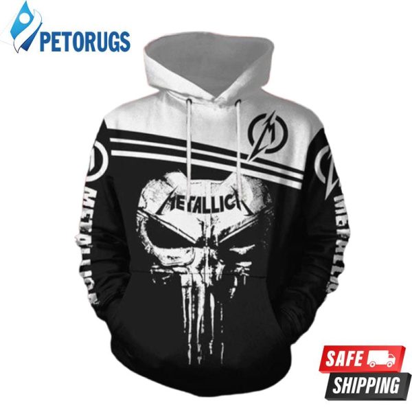 Metallica Skull Punisher Fan 3D Hoodie