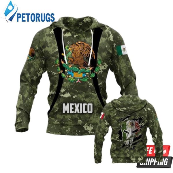 Mexican Army 3D Hoodie