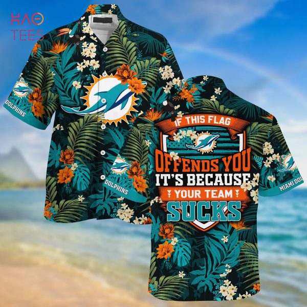 Miami Dolphins NFL-Summer Hawaiian Shirt And Shorts