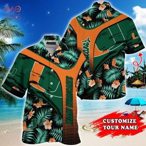 Miami Hurricanes Customized Summer Hawaiian Shirt