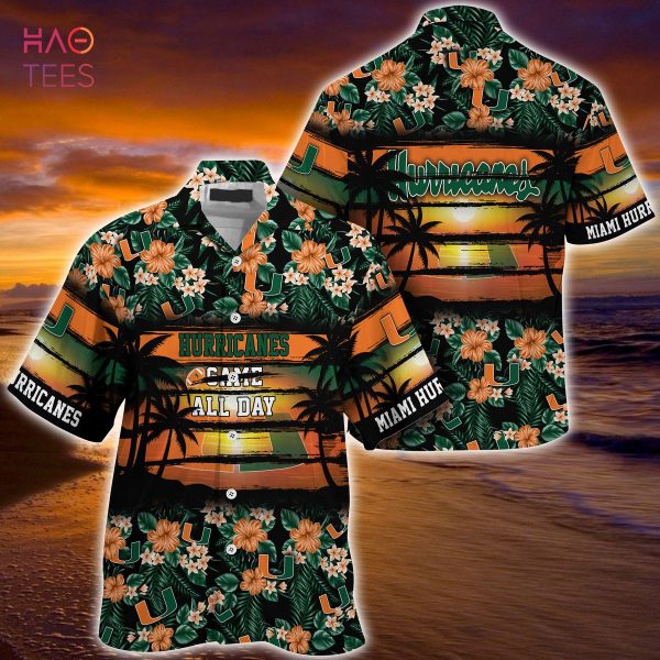 Miami Hurricanes Summer Hawaiian Shirt