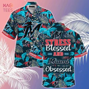 Miami Marlins MLB-Summer Hawaiian Shirt And Shorts