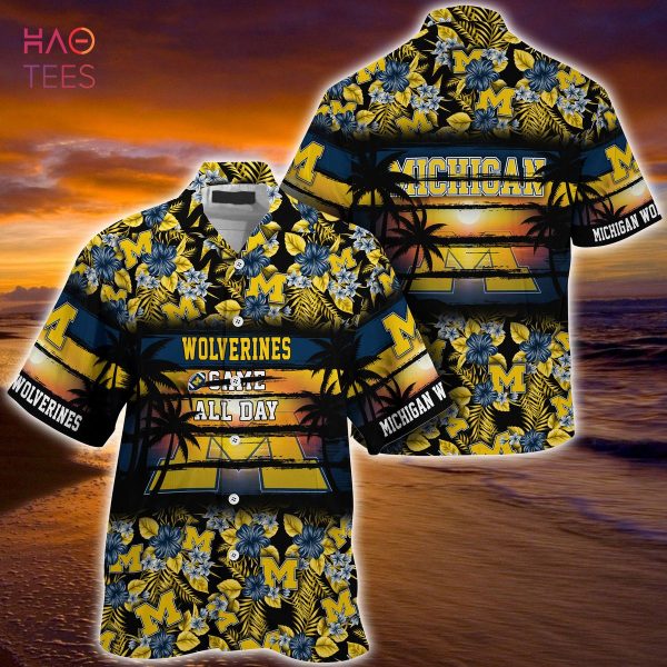 Michigan Wolverines  Summer Hawaiian Shirt