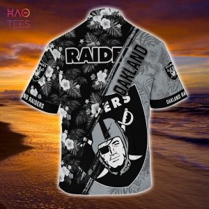 Mickey And Floral Oakland Raiders NFL Summer Hawaiian Shirt