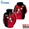 Mickey Chicago Blackhawks 3D Hoodie