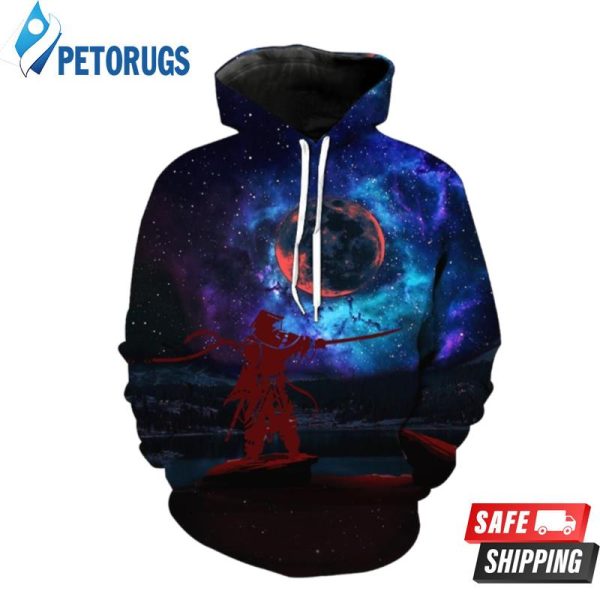 Midnight Warrior 3D Hoodie