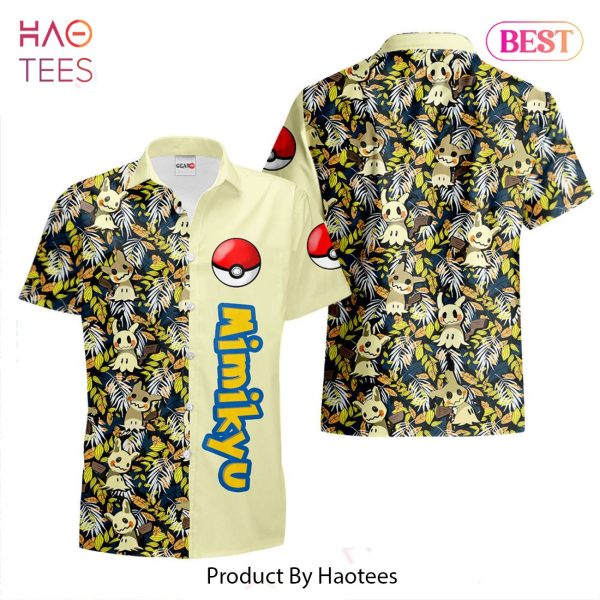 Mimikyu Hawaiian Shirts Custom Anime Merch Clothes for Men Women