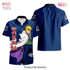 Minato Namikaze Hawaiian Shirts Custom Anime Merch Clothes for Men Women