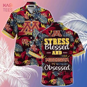 Minnesota Golden Gophers Summer Hawaiian Shirt And Shorts