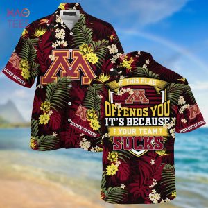 Minnesota Golden Gophers Summer Hawaiian Shirt And Shorts