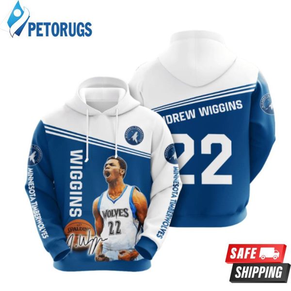 Minnesota Timberwolves Andrew Wiggins 3D Hoodie