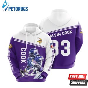 Minnesota Vikings Dalvin Cook 33 3D Hoodie