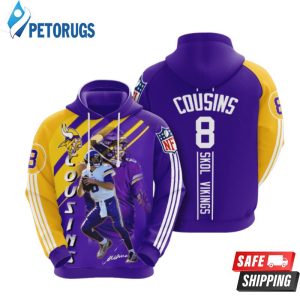 Minnesota Vikings Kirk Cousins 3D Hoodie