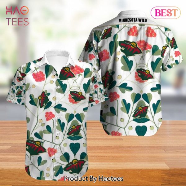 Minnesota Wild Hawaiian Shirt Tropical Flowers summer for fans