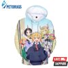 Miss Kobayashi Dragon Maid Tooru Kanna Kamui Quetzalcoatl Elma 3D Hoodie