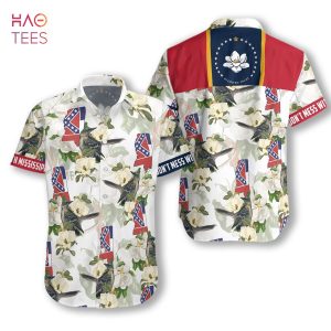 Mississippi Mockingbird And Magnolia Hawaiian Shirt