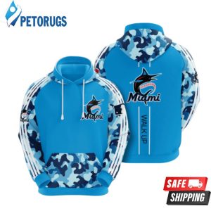 Mlb Miami Marlins 3D Hoodie