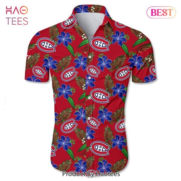 Montreal Canadiens Hawaiian Shirt Tropical Flower summer