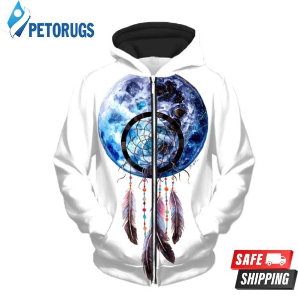 Moon Catcher 3D Hoodie