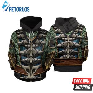 Mortal Kombat Reptile 3D Hoodie