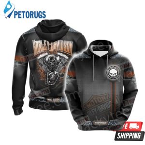 Motorcycle Harley Davidson 3066 3D Hoodie